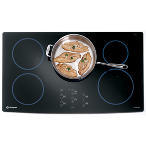 Monogram 36" Induction Cooktop Black ZHU36RBMBB