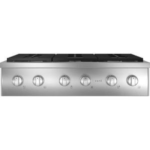 Café 36" Commercial-Style Gas Rangetop Stainless Steel - CGU366P2TS1