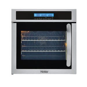 Haier 24" Electric Manual True Convection Single Wall Oven Stainless Steel HCW225LAES