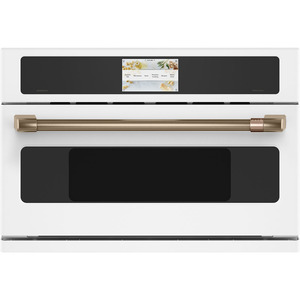 Café™ 30'' Smart Five in One Oven with 120V Advantium® Technology and 7" LCD Screen Matte White - CSB913P4VW2 Café™ 30'' Smart Five in One Oven with 120V Advantium® Technology and 7" LCD Screen Matte White - CSB913P4VW2