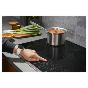 GE Profile Table de cuisson encastrée à électrique de 30 po avec commandes tactiles, Noir- PEP7030DTBB