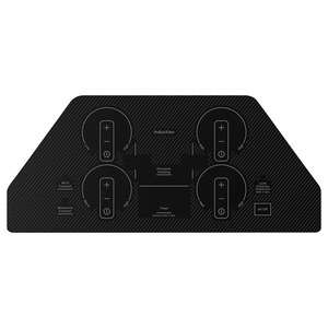 GE Profile Table de cuisson encastrée à induction de 30 po avec commandes tactiles Black- PHP7030DTBB