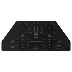 GE Profile Table de cuisson encastrée à induction de 36 po avec commandes tactiles Black- PHP7036DTBB