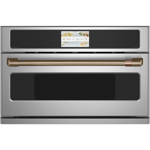 K-SMART-FIVE-IN-ONE-WALL-OVEN-STAINLESS-STEEL-CSB923P2VS1-GE-CAFE-BRUSHED-BRONZE-HANDLE