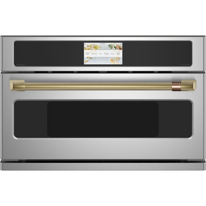 M-SMART-FIVE-IN-ONE-WALL-OVEN-STAINLESS-STEEL-CSB923P2VS1-GE-CAFE-BRUSHED-BRASS-HANDLE