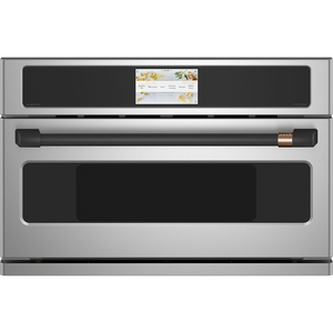N-SMART-FIVE-IN-ONE-WALL-OVEN-STAINLESS-STEEL-CSB923P2VS1-GE-CAFE-FLAT-BLACK-HANDLE