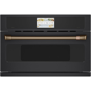 O-WALL-OVEN-30-INCH-STAINLESS-STEEL-CSB913P3VD1-CAFE-HANDLE-FRONT-HARDWARE-BRUSHED-BRONZE