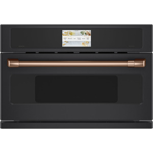 P-WALL-OVEN-30-INCH-STAINLESS-STEEL-CSB913P3VD1-CAFE-HANDLE-FRONT-HARDWARE-BRUSHED-COPPER