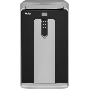 Haier 14,000 BTU Portable Air Conditioner Black on Stainless - HPND12XCTN1