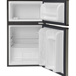 Réfrigérateur compact à porte double GE de 3,1 pi3 au fini ardoise GDE03GMKED