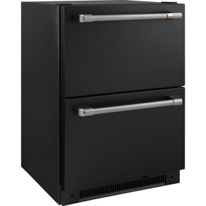 Café™ 5.7 Cu. Ft. Built-In Dual-Drawer Refrigerator Matte Black - CDE06RP3ND1
