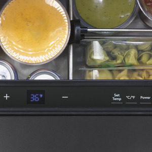 Café™ 5.7 Cu. Ft. Built-In Dual-Drawer Refrigerator Matte Black - CDE06RP3ND1