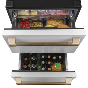 Café™ 5.7 Cu. Ft. Built-In Dual-Drawer Refrigerator Matte White - CDE06RP4NW2