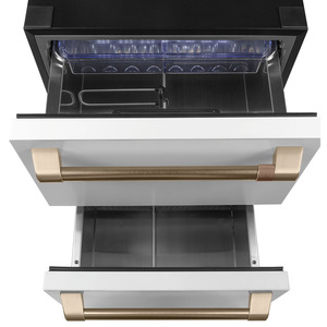 Café™ 5.7 Cu. Ft. Built-In Dual-Drawer Refrigerator Matte White - CDE06RP4NW2