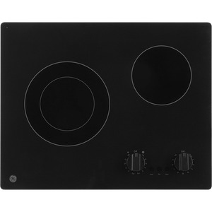 Surface de cuisson électrique GE de 21 po noir - JP3021DPBB