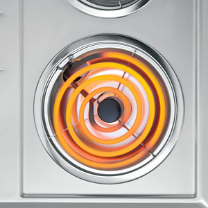 GE Table de cuisson électrique de 21 po Acier Inoxydable - JP201CB1SS