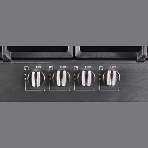 Moffat Table de cuisson à gaz de 24 po Acier inoxydable - MCGP2024SJ1SS