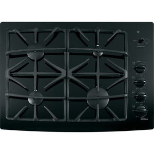 GE Table de cuisson à gaz de 30 po Noir JGP940BEKBB