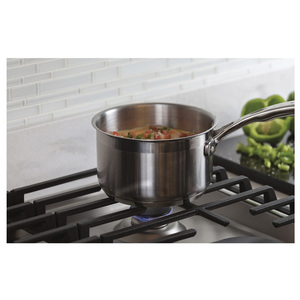 Table de cuisson continue à gaz profondément encastrée GE Café de 30 po, acier inoxydable - CGP9530SLSS