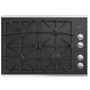 GE Table de cuisson à gaz de 30 po Noir JGP940BEK6BB