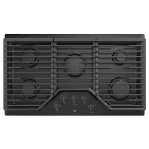 GE 36" Built-In Deep-Recessed Edge-to-Edge Gas Cooktop Black - JGP5036DLBB