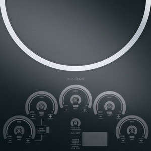 Monogram Table de cuisson électrique avec élément à induction de 36 po Noir ZHU36RDJBB