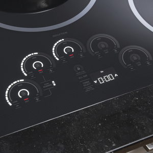 Monogram Table de cuisson électrique avec élément à induction de 36 po Noir ZHU36RDJBB