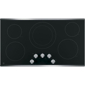 GE 36" Radiant Electric Cooktop Stainless Steel JP3036SLSS