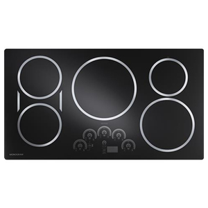 Monogram Table de cuisson électrique avec élément à induction de 36 po Noir ZHU36RDJBB