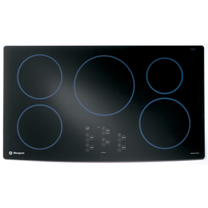 Monogram Table de cuisson à induction de 36 po Noir ZHU36RBMBB