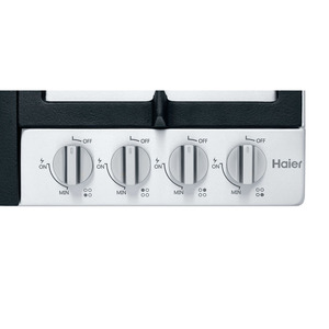 Haier table de cuisson à gas, 24 po Acier inoxydable HCC2230AGS
