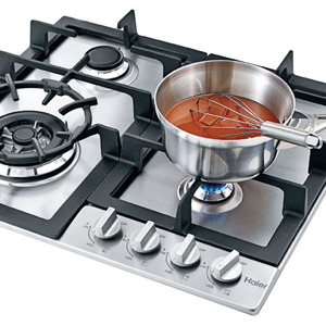 Haier table de cuisson à gas, 24 po Acier inoxydable HCC2230AGS
