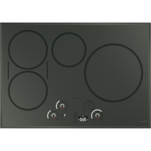 Table de cuisson à induction encastrée CaféMC de 30 po avec touches tactiles, acier inoxydable - CHP95302MSS