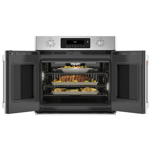Café™ 30'' Built-In French-Door Single Convection Wall Oven Stainless Steel - CTS90FP2MS1