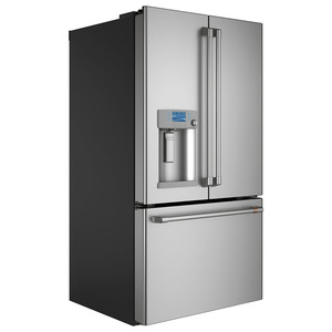 Réfrigérateur à profondeur de comptoir Café de 22,2 pi³ avec porte à deux battants et distributeur d'eau chaude