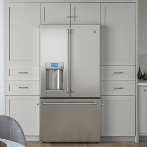 Réfrigérateur Café de 27,8 pi³ avec porte à deux battants et distributeur d'eau chaude