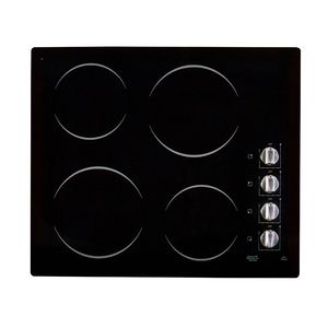 Moffat Table de cuisson électrique CleanDesign de 24 po Noir - MCP2024DJ1BB