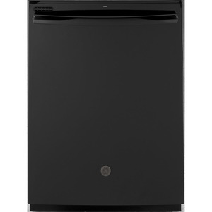 GE 24" Built-In Hidden Control Dishwasher with Tall Tub Black - GDT605PGMBB