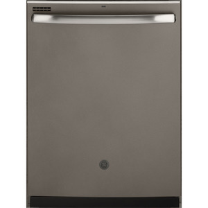 GE 24" Built-In Hidden Control Dishwasher with Stainless Steel Tall Tub Slate - GDT635HMMES