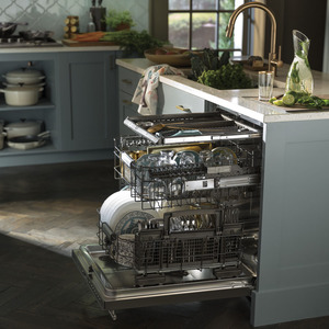 Monogram Lave-vaisselle entièrement intégré Acier inoxydable ZDT975SSJSS