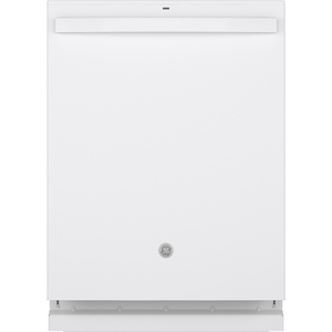 Lave-vaisselle GE à intérieur en acier inoxydable avec commandes dissimulées, blanc - GDT665SGNWW Lave-vaisselle GE à intérieur en acier inoxydable avec commandes dissimulées, blanc - GDT665SGNWW