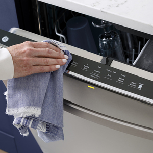 GE Stainless Steel Interior Dishwasher with Hidden Controls White - GDT665SGNWW