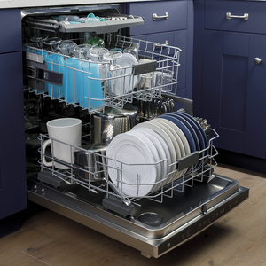 GE Stainless Steel Interior Dishwasher with Hidden Controls White - GDT665SGNWW