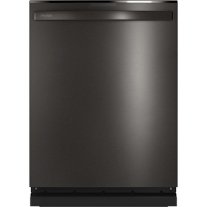 GE Profile™ Stainless Steel Interior Dishwasher with Hidden Controls Black Stainless Steel - PDT715SBNTS