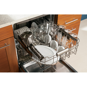 Monogram Lavevaisselle encastré cuve longue en acier inoxydable - ZDT870SSF0SS