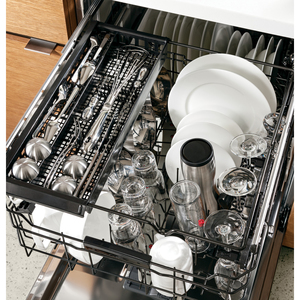 GE Café Lavevaisselle encastré cuve longue en acier inoxydable avec commandes - CDT765SSF0SS