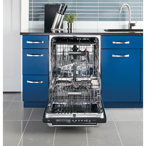 GE Café Lave-vaisselle encastré cuve longue en acier inoxydable avec commandes CDT765SSFSS