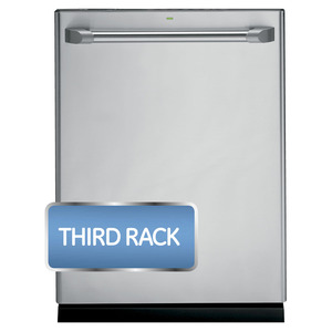 GE Café Lave-vaisselle encastré cuve longue en acier inoxydable avec commandes CDT765SSFSS