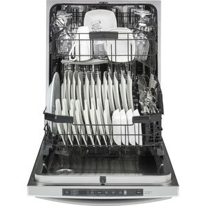 GE Lavevaisselle encastré cuve longue en acier inoxydable avec commandes - GDT580SSF8SS