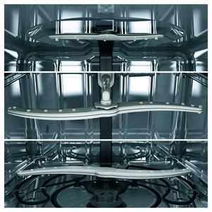 GE Lavevaisselle encastré cuve longue en acier inoxydable avec commandes - GDT580SSF8SS